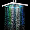 7 Farben ändern LED Zeitgenössische Dusche Wasserhahn Head of 8 Zoll