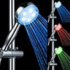 7 Farben Wasser-Temperatur-Control-LED-Licht-Top-Spray Duschkopf Badezimmer Dusch