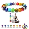 7 gemischte Chakra Heilung Balance Perlen Armband Yoga Lebensenergie Naturstein Armband Liebhabergeschenk