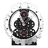 7 "H Modern Style Getriebe Metall Tabletop Uhr