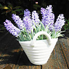 7 "H Modern Style Lavendel in Keramik-Vase