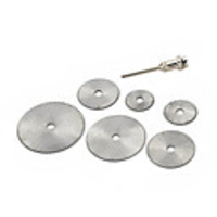 7-in-1 High Speed Steel Kreissägeblätter-Set für Elektro Grinder - Silber