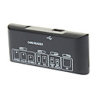 7-in-one Mini-USB-2.0-Speicherkartenleser (schwarz)