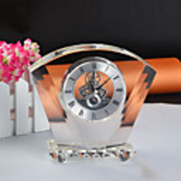 7 "Moderne Typ Getriebe Kristall Tabletop Clock