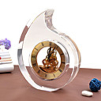 7 "Office Typ Getriebe Kristall Tabletop Clock