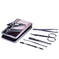 7 PCS Edelstahl Nagelknipser Maniküre-Set (zufällige Farben)