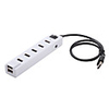 7-Port USB 2.0 Hub (480Mbps,  weiß)