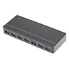 7-Port USB3.0-Hub mit DCP-Ladeanschluss mit EU-Stecker