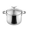 7 QT-5-Schichten-Struktur aus geb?rstetem Edelstahl Lager,  W22cm x L32cm x H22cm
