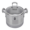 7 Qt Edelstahl Suppentopf mit Deckel,  W28cm x L28cm x H9cm