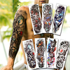 7 stücke armee krieger soldat schwarz temporäre tattoo aufkleber für männer ganzkörper kunst arm hülse tattoo 4817cm große wasserdichte tatoo girl Lightinthebox