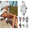 7 stücke wasserdicht temporäre tattoo aufkleber blume rose flash tattoos lalash tattoos schlange löwe körperkunst arm gefälschte hülse tatoo frauen Lightinthebox
