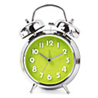 7 Uhr "H European Style Noiseless Metall-Wecker