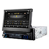 7-Zoll-1Din In-Dash Car DVD Digital Panel-Player unterstützt ipod,  Bluetooth,  RDS,  Touch Screen