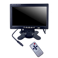 7-Zoll-Automonitor IP-Display-Kameras Reverse Image Flip 2-Kanal-Eingang av1 / av2 Sicherheitsmonitor Paking-System