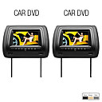 7-Zoll-Bildschirm digitale Auto-Kopfstütze DVD-Player (FM-Transmitter,  USB / SD,  game,  kostenlose Kopfhörer,  1 Paar)