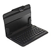 7 Zoll Bluetooth PU-Leder Ganzkörper-Fall mit Tastatur (Schwarz)
