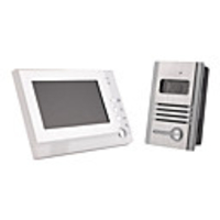 7-Zoll-Farb-LCD Video-Türsprechanlage mit Aluminium-Kamera (Indoor Unit aufnehmen und speichern 100er Photo)