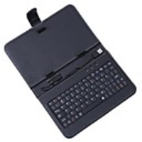 7-Zoll-Ledertasche mit russischen Sprache Letters Tastatur-Schreibkopf und USB-Schnittstelle für Tablet PC