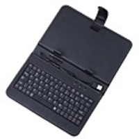 7-Zoll-Ledertasche mit Tastatur und Stylus USB-Schnittstelle für Tablet PC