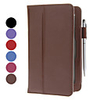 7-Zoll-Lichee Pattern 2 Falte PU-Kasten mit Handgriff für HP TouchPad Go (Free Random Color Stylus)