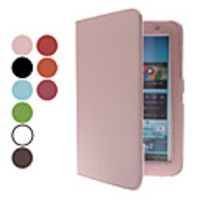 7-Zoll-Solid Color Litschi-Muster Full Body Folio-Etui mit Stylus und Screen Protector (verschiedene Farben)