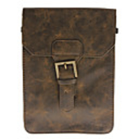 7-Zoll-Solid Color PU-Leder-Tablet-PC-Tasche (braun)