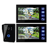 7 Zoll TFT LCD Video-Tür mit Touch-Taste (1 Kamera mit 2 Monitoren)