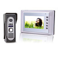 7-Zoll-TFT-LCD-Video-Türsprechanlage Gegensprechanlage mit wasserdichte Kamera (420 TVL)