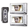 7-Zoll-TFT-LCD-Video-Türsprechanlage System (1 Kamera mit 2-Monitor)