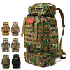 70 L Wanderrucksack Rucksack Militärischer taktischer Rucksack Atmungsaktive Träger - Regendicht Verschleißfestigkeit Hohe Kapazität Außen Jagd Wandern Camping Nylon Sky Blue weiß Armeegrün Lightinthebox