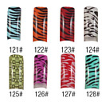 70 Stück volle Deckung Französisch Acrylnägel Spitzen 8 Farben erhältlich