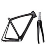 700c hochwertige Vollcarbon federleicht Rennrad-Rahmen mit Starrgabel natürliche Farbe