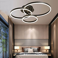 70cm LED Deckenleuchte Ring Kreis Design nordischen Stil moderne Unterputzleuchten Metall Acryl lackiert Oberflächen 110-120V 220-240V Lightinthebox