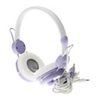 715 3, 5-mm-Headset High Quality On-Ear-Kopfhörer mit Mikrofon für Computer (Purple)