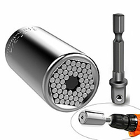 7–19 mm magische Verbindung Universal-Stecknuss Adapter Mutter Bolzen Werkzeug Hardware Drehmomentschlüssel Kopf Set Hülse in Schraubenschlüssel Schlüssel Schlüssel magische tragbare Lightinthebox