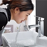 720 Grad drehbarer Wasserhahn Belüfter Universal Spritzfilter Wasserhahn Sprühkopf Küche Leitungswasser sparende Düse Lightinthebox