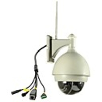720P CCTV PTZ-Dome-WIFI drahtlose IP-Kamera-SD-Karten-Slot DDNS IR-CUT LED Außen