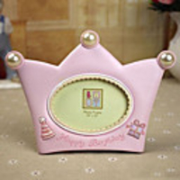 7.25 "H Cartoon-Stil Crown Tischbilderrahmen