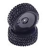 73mm Gummibereifung für 1.10 RC On-Road-Car in Schwarz (2 Stück)