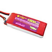 7.4V 1500mAh Kudian 2S 25C Li-Po Akku (T-Stecker)