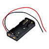 7.4V 2 x 18650 Battery Holder Lagerung Kunststoffkoffer Box mit Anschlussdrähten