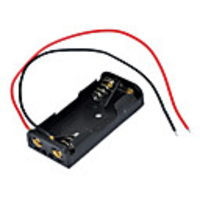 7.4V 2 x 18650 Battery Holder Lagerung Kunststoffkoffer Box mit Anschlussdrähten
