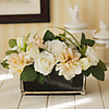 7.5 "H Elegante Blumenarrangements (White rechteckig)