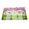 75x45cm Sakura Green Land Pattern Öl-Proof Water-Proof Wandaufkleber