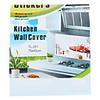 75x45cm Winter-Pattern Öl-Proof Water-Proof Wandaufkleber