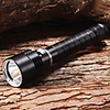 77-L2 Wiederaufladbare 1-Modus 1xCree XM-L2 U2 Wasserdicht Tauchen Taschenlampen (2x18650,  1600LM,  Schwarz)