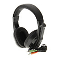 770 3, 5-mm-High Quality On-Ear-Kopfhörer mit Mikrofon für Computer (Schwarz)