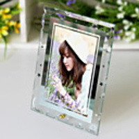7.75 "H Modern Style Exquisite Glasbilderrahmen