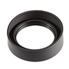 77mm 3-fach Gegenlichtblende Gummi für Kamera-Schwarz